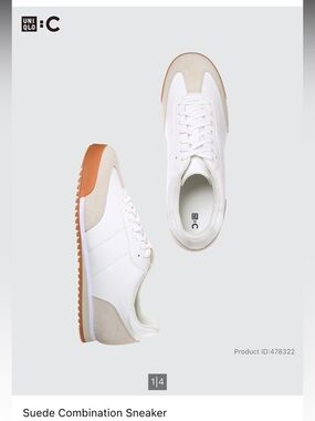 Suede Combination Sneaker